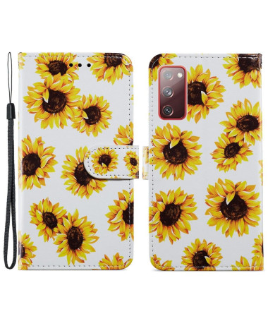 Housse Samsung Galaxy S20 FE Tournesol Fleur