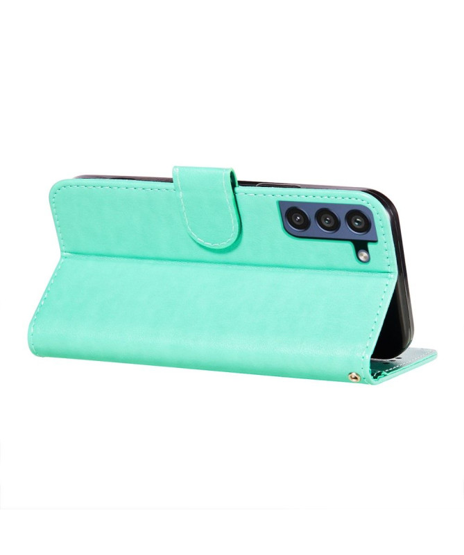 Housse Samsung Galaxy S21 FE Rabat Porte-Cartes