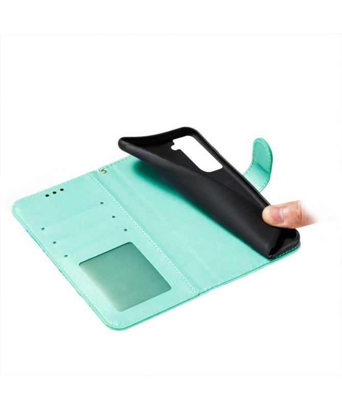 Housse Samsung Galaxy S21 FE Rabat Porte-Cartes