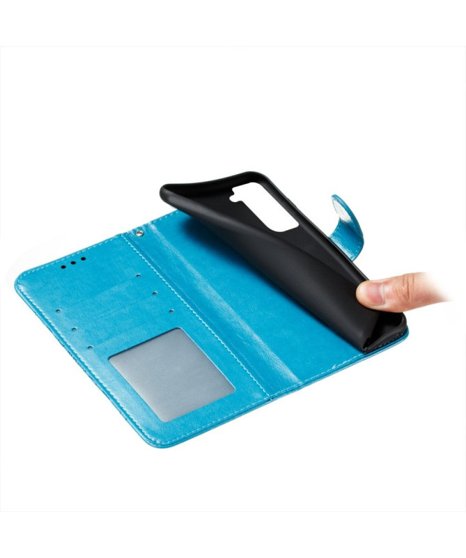 Housse Samsung Galaxy S21 FE Rabat Porte-Cartes