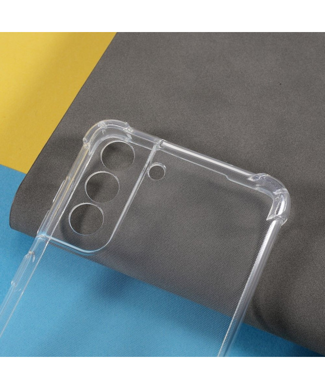 Coque Samsung Galaxy S21 FE transparente angles renforcés