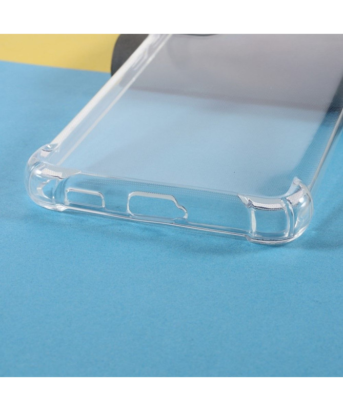 Coque Samsung Galaxy S21 FE transparente angles renforcés