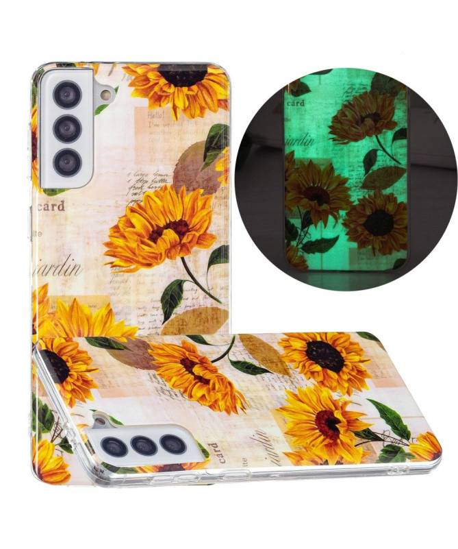 Coque Samsung Galaxy S21 5G Fluorescente Tournesol Vintage