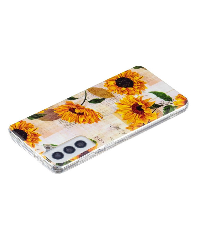 Coque Samsung Galaxy S21 5G Fluorescente Tournesol Vintage