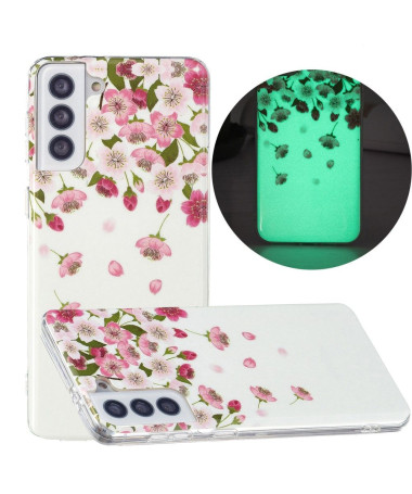 Coque Samsung Galaxy S21 5G Fluorescente Fleurs