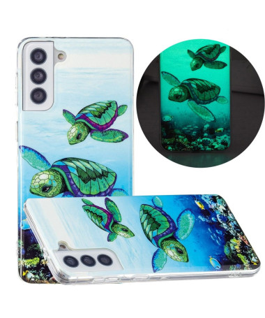 Coque Samsung Galaxy S21 5G Fluorescente Tortues