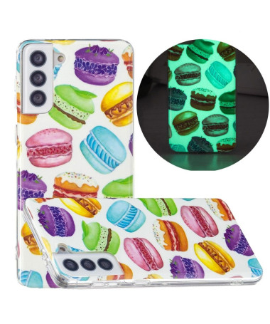 Coque Samsung Galaxy S21 5G Fluorescente Macarons