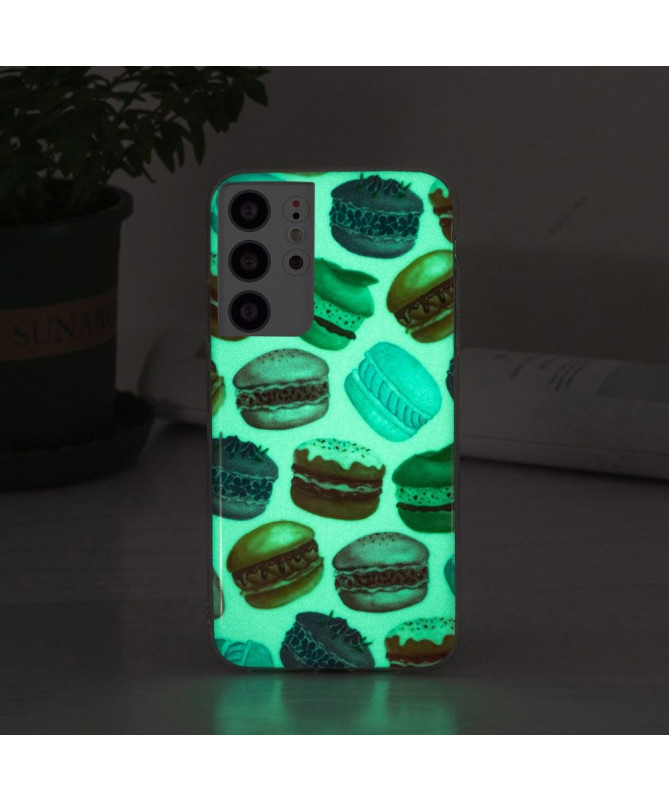 Coque Samsung Galaxy S21 Ultra 5G Fluorescente Macarons