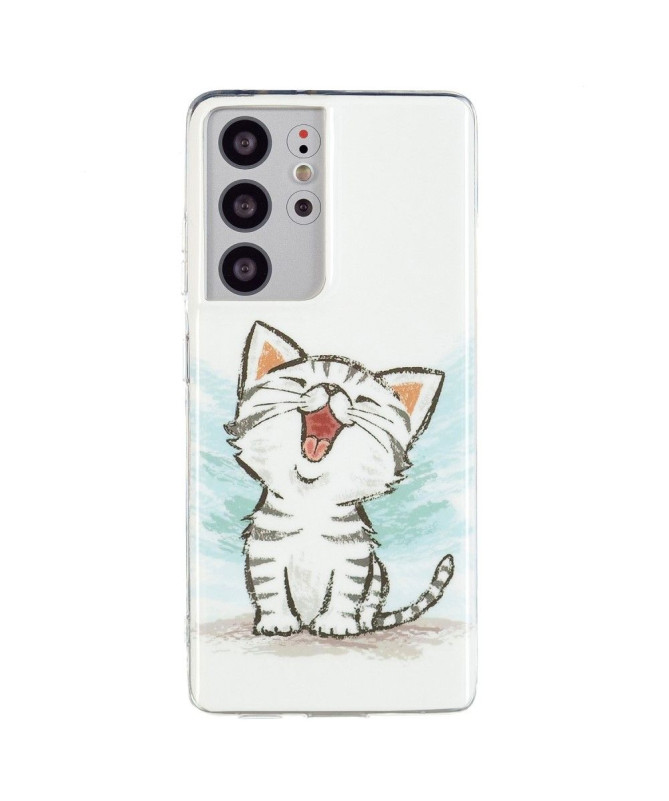 Coque Samsung Galaxy S21 Ultra 5G Fluorescente Chat content