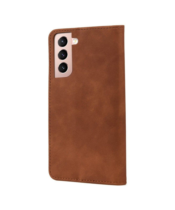 Housse Samsung Galaxy S21 5G La Fabuleuse en simili cuir