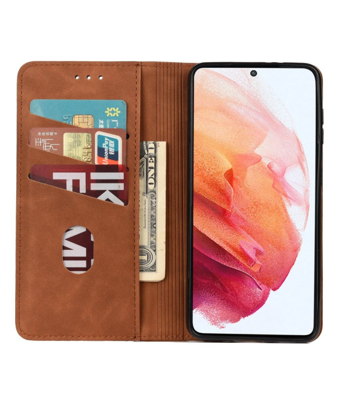 Housse Samsung Galaxy S21 5G La Fabuleuse en simili cuir
