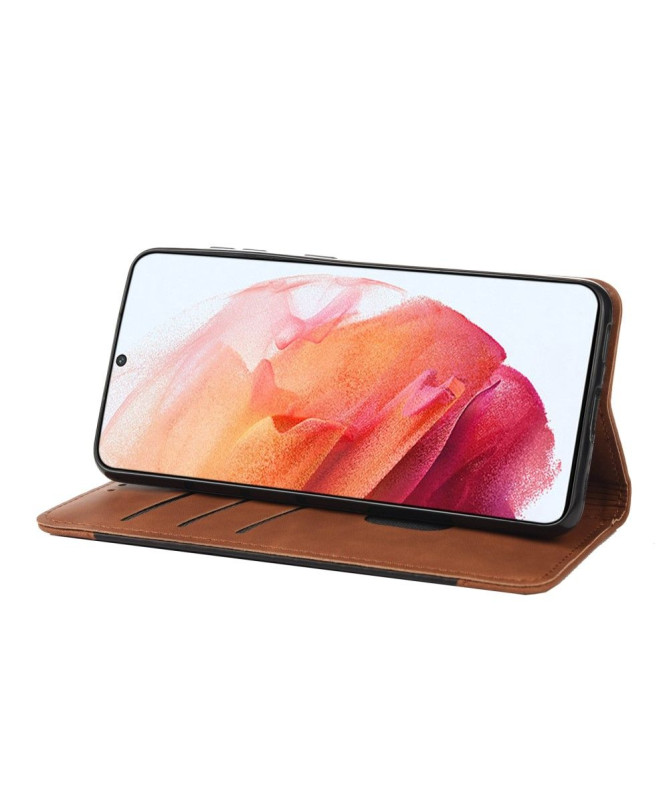 Housse Samsung Galaxy S21 5G La Fabuleuse en simili cuir