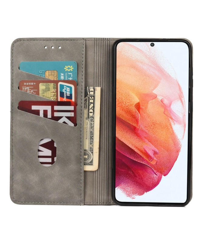 Housse Samsung Galaxy S21 5G La Fabuleuse en simili cuir