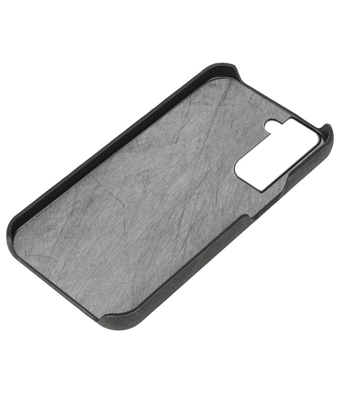 Coque Samsung Galaxy S21 5G imitation cuir avec support