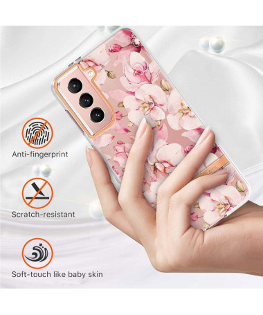 Coque Samsung Galaxy S21 5G Gardénia fleur rose