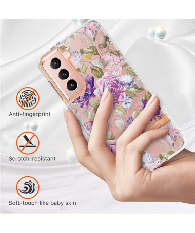 Coque Samsung Galaxy S21 5G La Pivoine violette