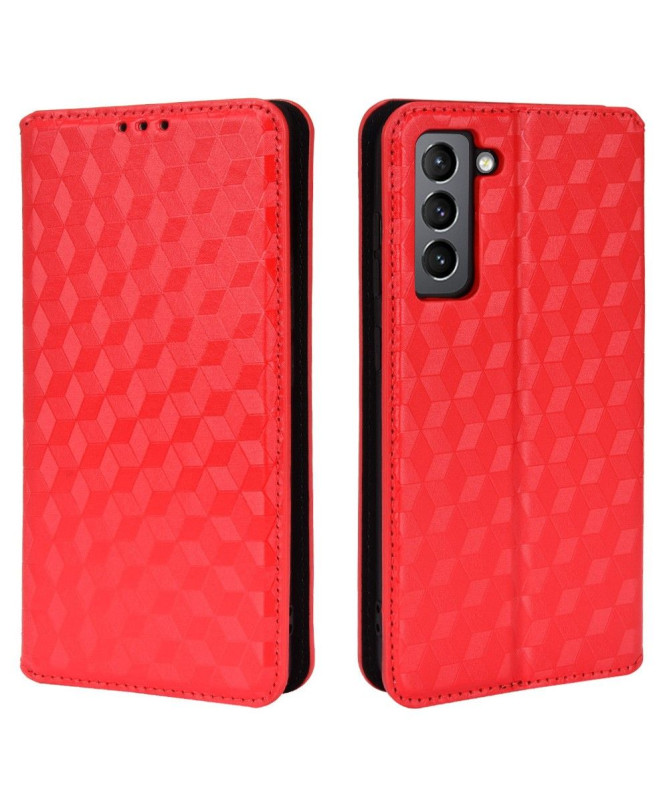 Housse Samsung Galaxy S21 FE 5G flip cover design géométrie