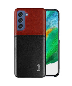 Coque Samsung Galaxy S21 FE 5G Imak simili cuir bicolore