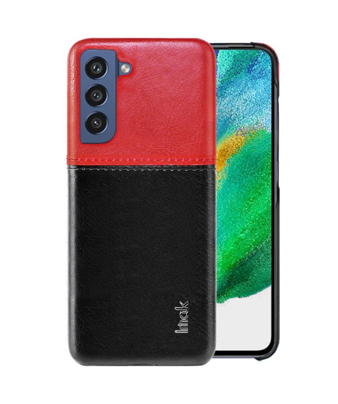 Coque Samsung Galaxy S21 FE 5G Imak simili cuir bicolore