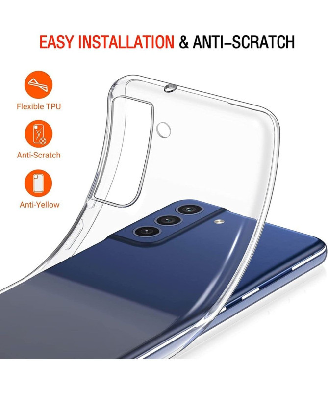 Coque + protection d'écran en verre trempé pour Samsung Galaxy S21 FE