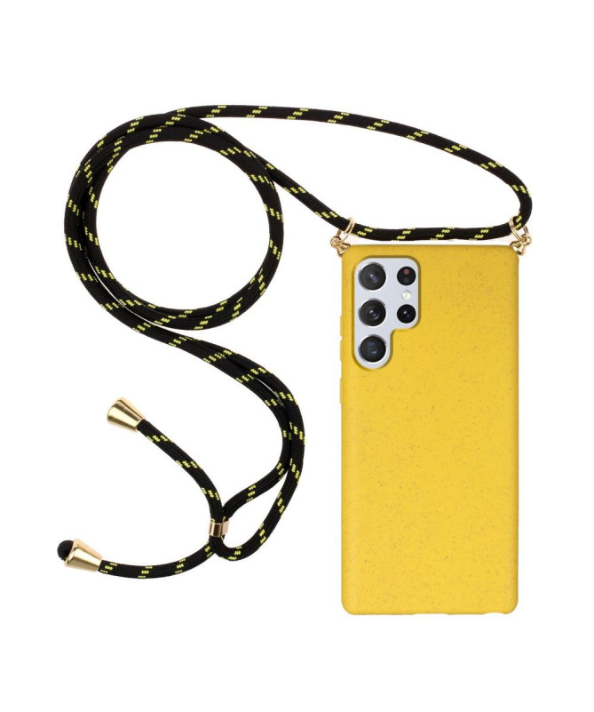 Coque Samsung Galaxy S22 Ultra avec cordon bandoulière