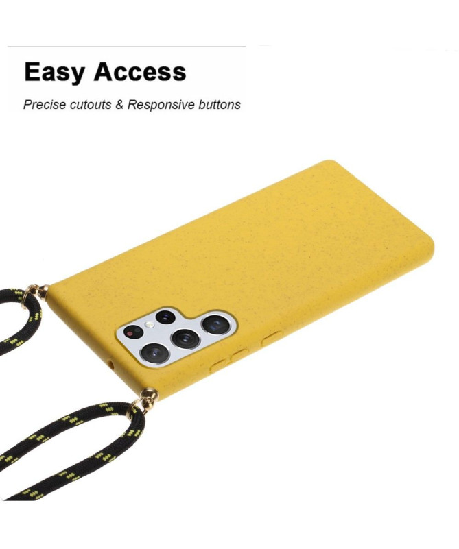Coque Samsung Galaxy S22 Ultra avec cordon bandoulière