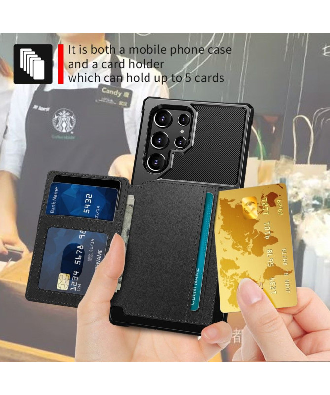 Coque Samsung Galaxy S22 Ultra ZM03 Porte-cartes