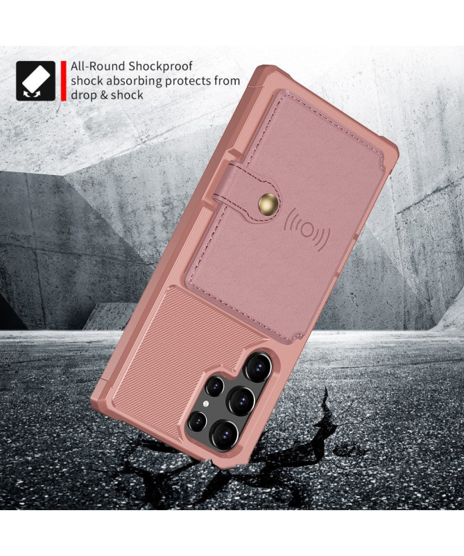 Coque Samsung Galaxy S22 Ultra ZM03 Porte-cartes