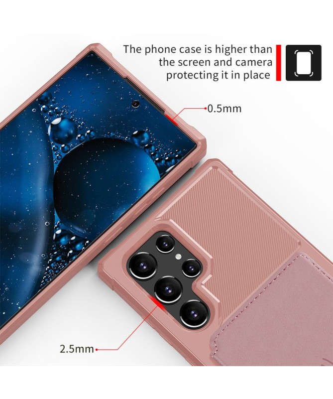 Coque Samsung Galaxy S22 Ultra ZM03 Porte-cartes