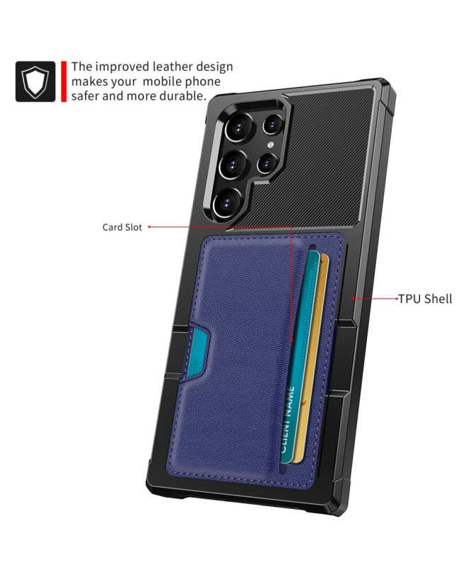 Coque Samsung Galaxy S22 Ultra ZM02 Porte-carte