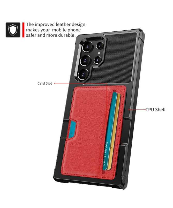 Coque Samsung Galaxy S22 Ultra ZM02 Porte-carte