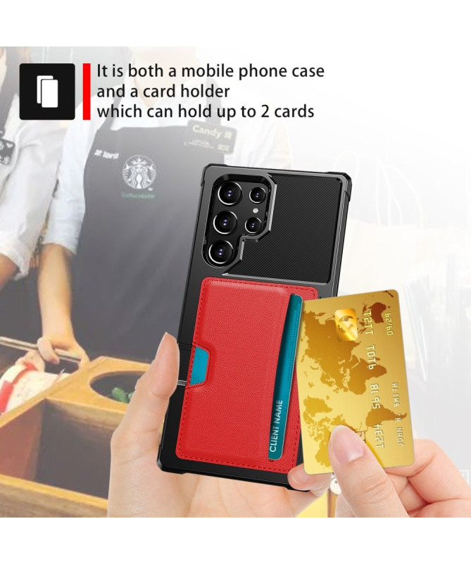 Coque Samsung Galaxy S22 Ultra ZM02 Porte-carte