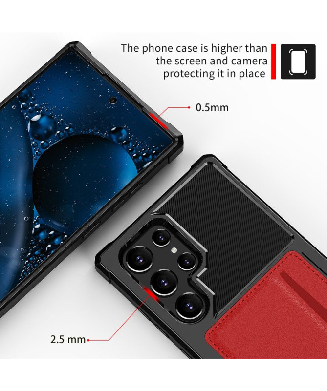 Coque Samsung Galaxy S22 Ultra ZM02 Porte-carte