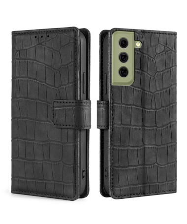 Housse Samsung Galaxy S21 FE ANA simili cuir croco