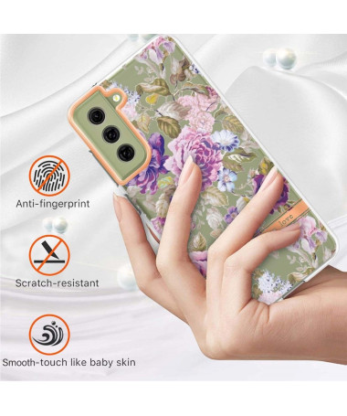 Coque Samsung Galaxy S21 FE La Pivoine violette