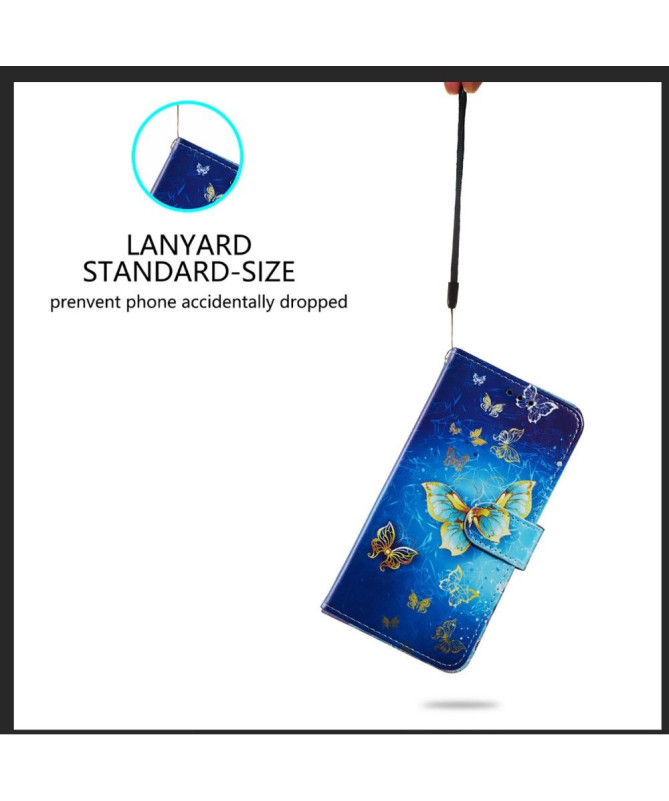Housse Samsung Galaxy S21 FE Golden Butterfly