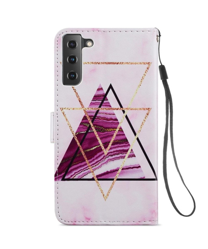 Housse Samsung Galaxy S21 FE Motifs Triangles