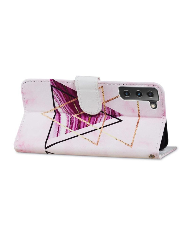 Housse Samsung Galaxy S21 FE Motifs Triangles