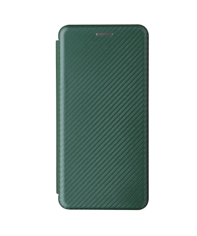 Housse Samsung Galaxy S21 5G simili cuir fibre de carbone