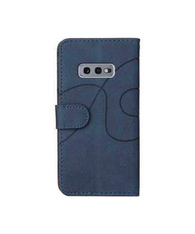 Housse Samsung Galaxy S10e Bicolore artistique