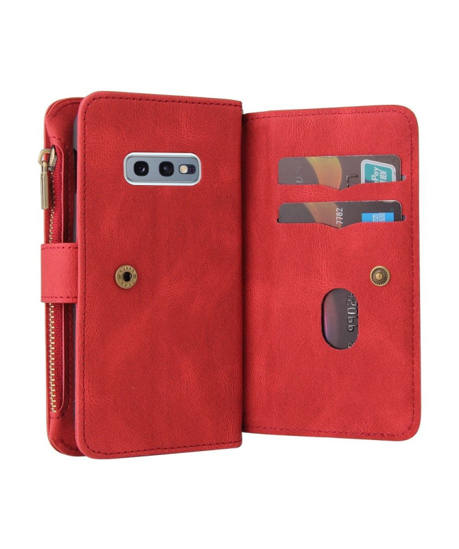 Housse portefeuille Samsung Galaxy S10e à lanière