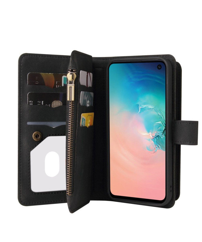 Housse portefeuille Samsung Galaxy S10e à lanière Noir - photo 9