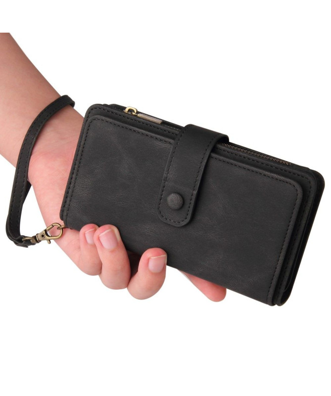 Housse portefeuille Samsung Galaxy S10e à lanière Noir - photo 12