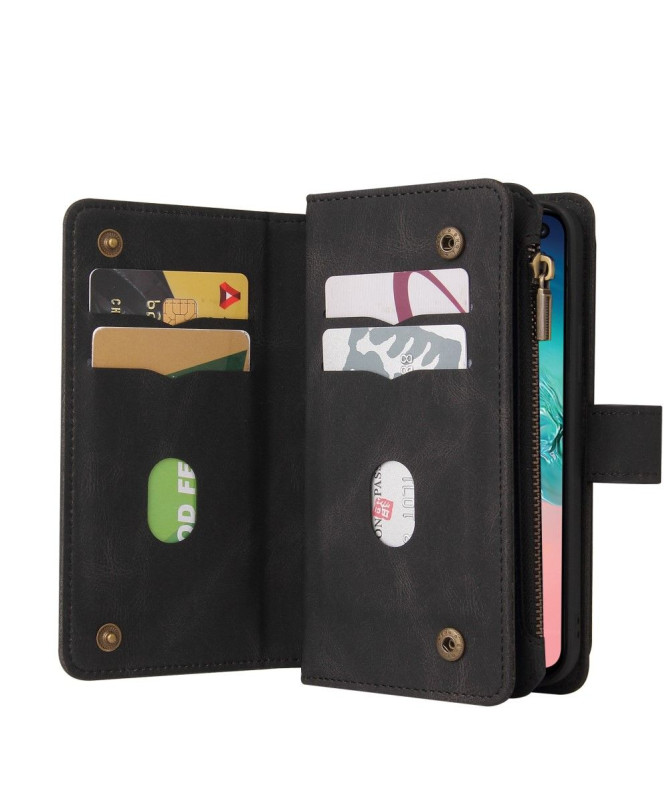 Housse portefeuille Samsung Galaxy S10e à lanière Noir - photo 15