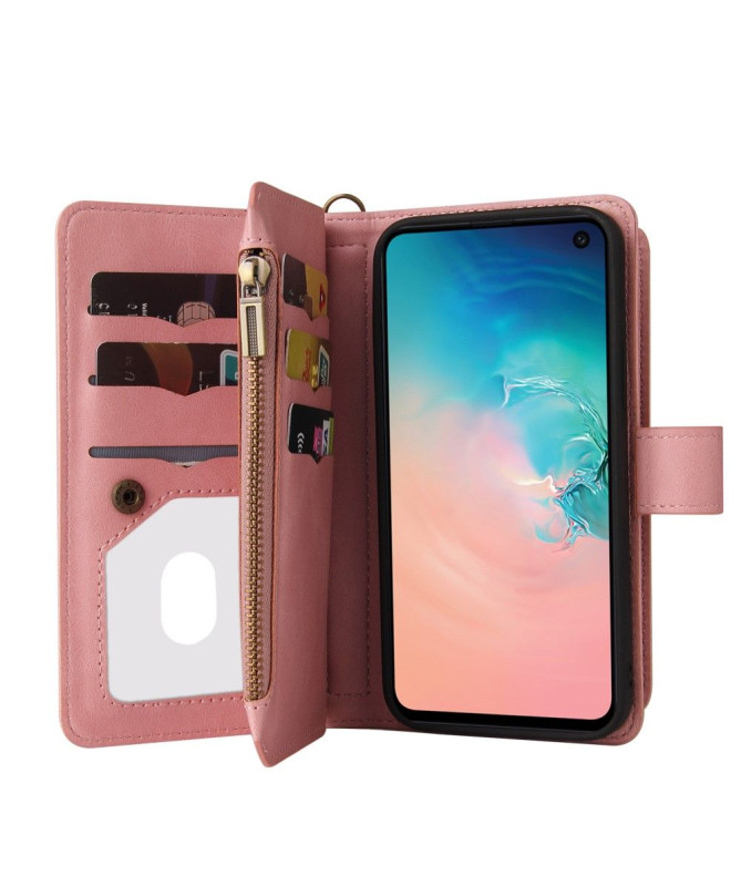 Housse portefeuille Samsung Galaxy S10e à lanière