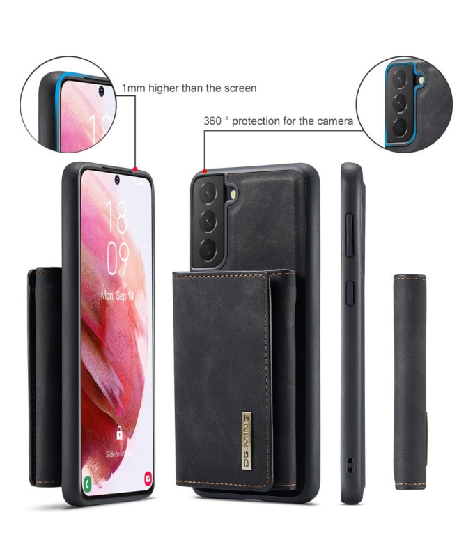 Coque Samsung Galaxy S22 5G Porte-cartes Détachable M1 Series