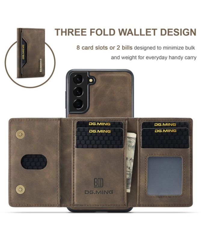 Coque Samsung Galaxy S22 5G Porte-cartes Détachable M2 Series