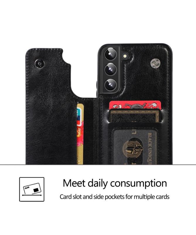 Coque Samsung Galaxy S22 5G Anna simili cuir porte-cartes