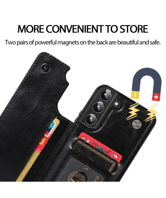 Coque Samsung Galaxy S22 5G Anna simili cuir porte-cartes