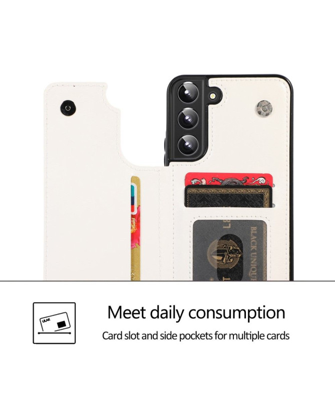 Coque Samsung Galaxy S22 5G Anna simili cuir porte-cartes